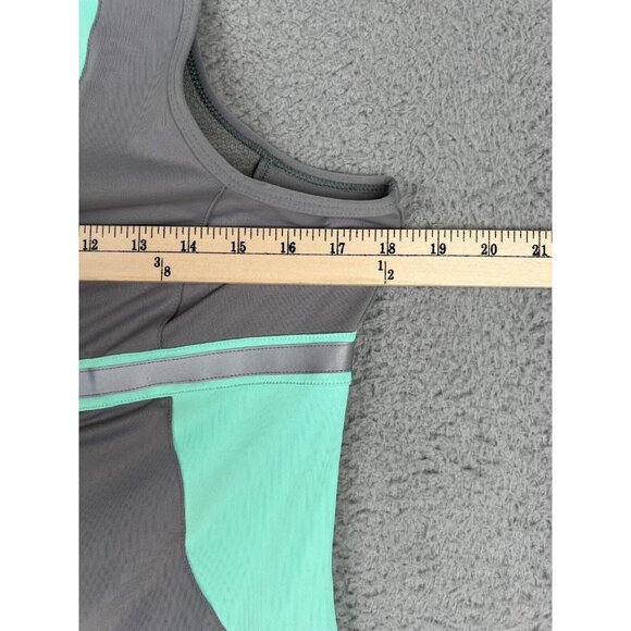 Tail Tech Tennis Golf Dress Gray Turquoise Stretch Medium Lightweight Activewear - Picture 5 of 10